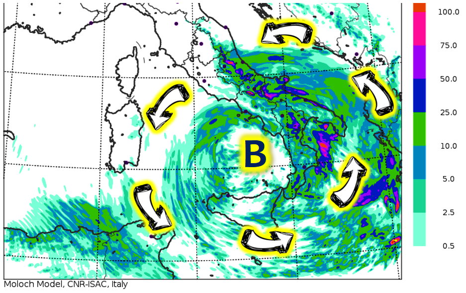 allerta meteo italia lunedì 22 ottobre 2018