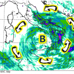 Allerta Meteo, la goccia fredda innesca un ciclone nel basso Tirreno: forte maltempo fino all’alba di Mercoledì al Sud, poi torna il caldo