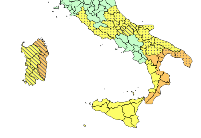 allerta meteo protezione civile 5 ottobre 2018