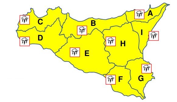 allerta meteo sicilia