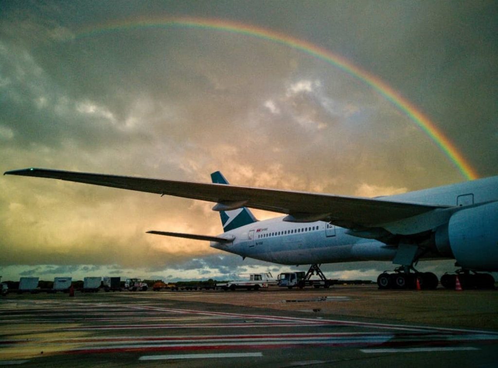 doppio arcobaleno fiumicino