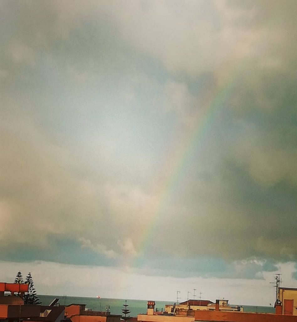 doppio arcobaleno fiumicino