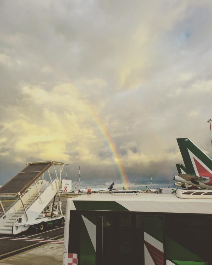 doppio arcobaleno fiumicino