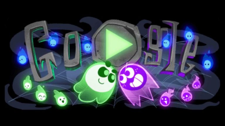 google doodle halloween 2018