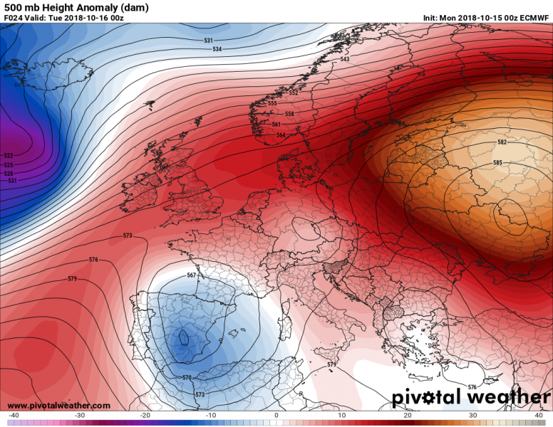 previsioni meteo europa 16 ottobre