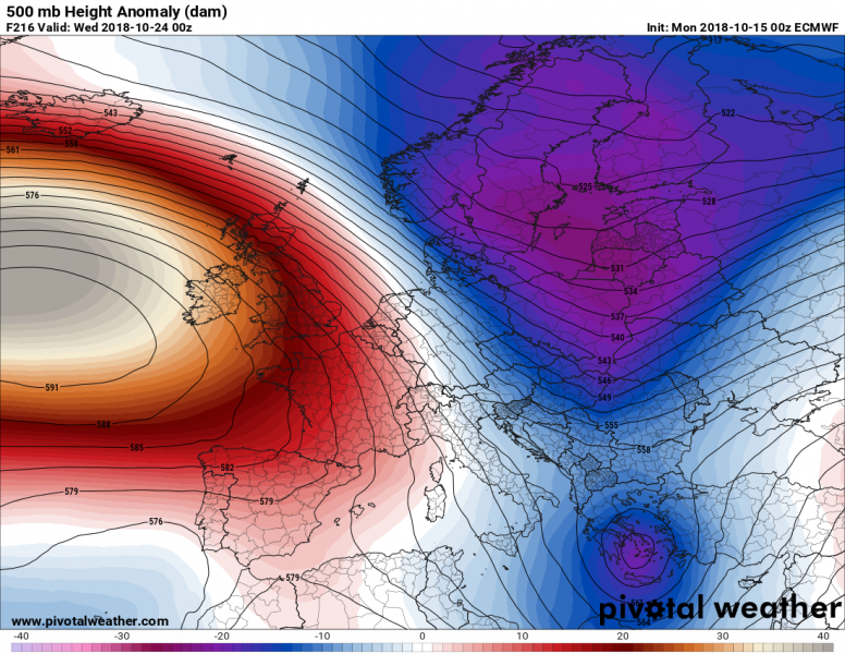 previsioni meteo europa 24 ottobre