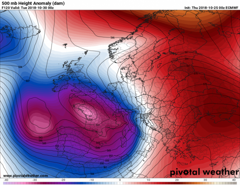 previsioni meteo europa 30 ottobre