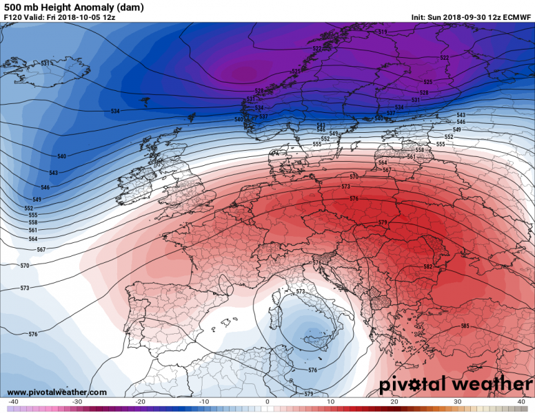 previsioni meteo europa 5 ottobre