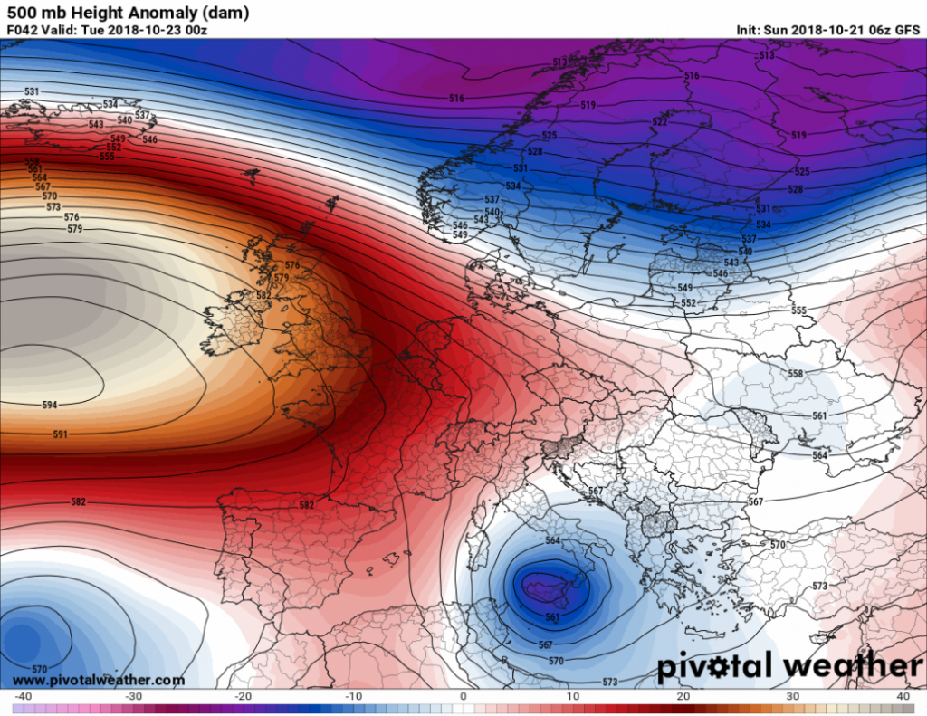 previsioni meteo goccia fredda italia 23 ottobre