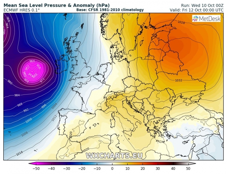 tempesta di vento callum irlanda regno unito 12 ottobre