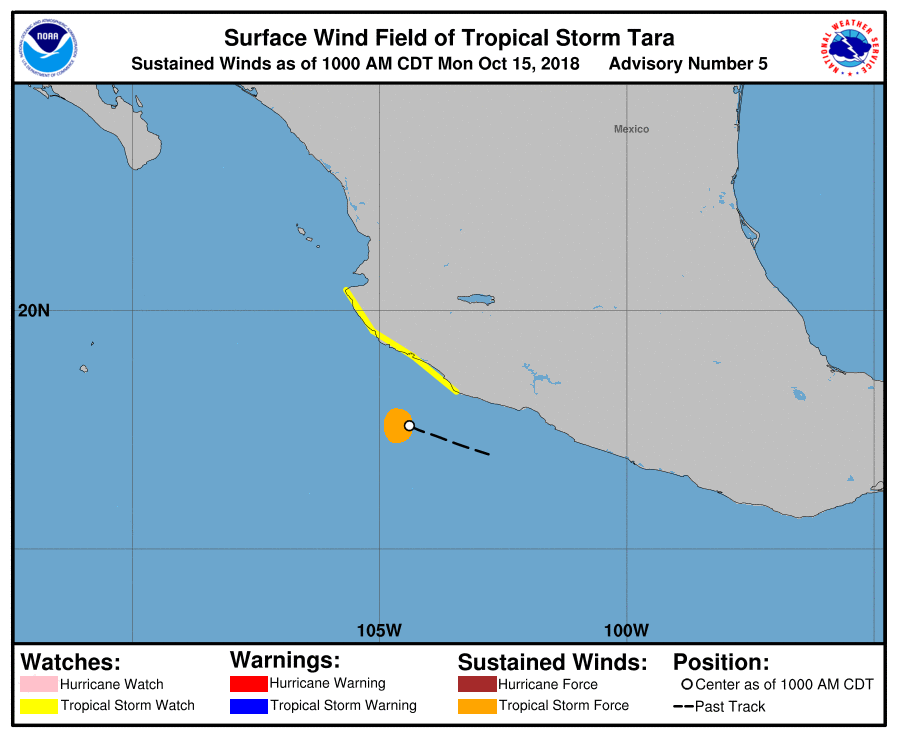 tempesta tropicale tara