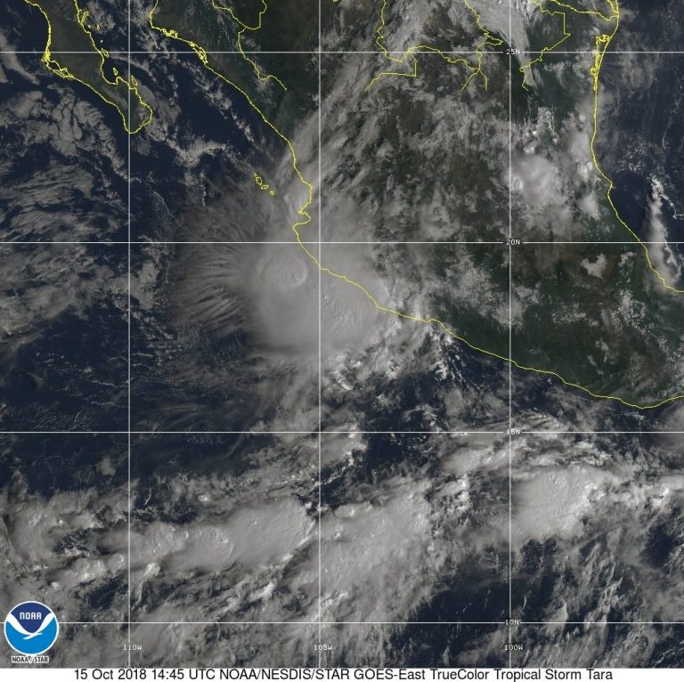 tempesta tropicale tara messico