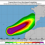 L’Uragano Leslie sempre più vicino alla Penisola iberica: allarme in Portogallo e Spagna, “landfall” nelle prossime ore