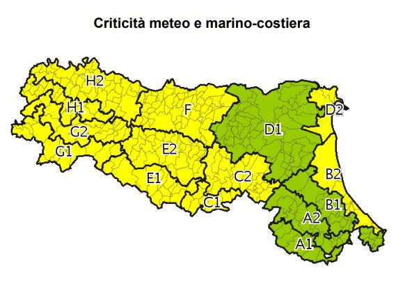 allerta meteo emilia-romagna