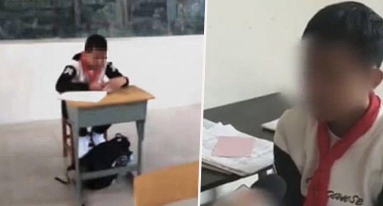 bambino tumore isolato a scuola cina