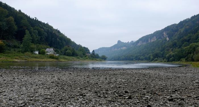 siccità germania fiume elba