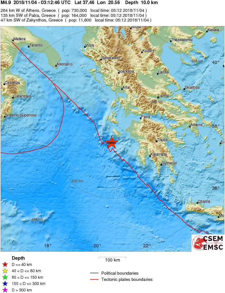 terremoto grecia zante