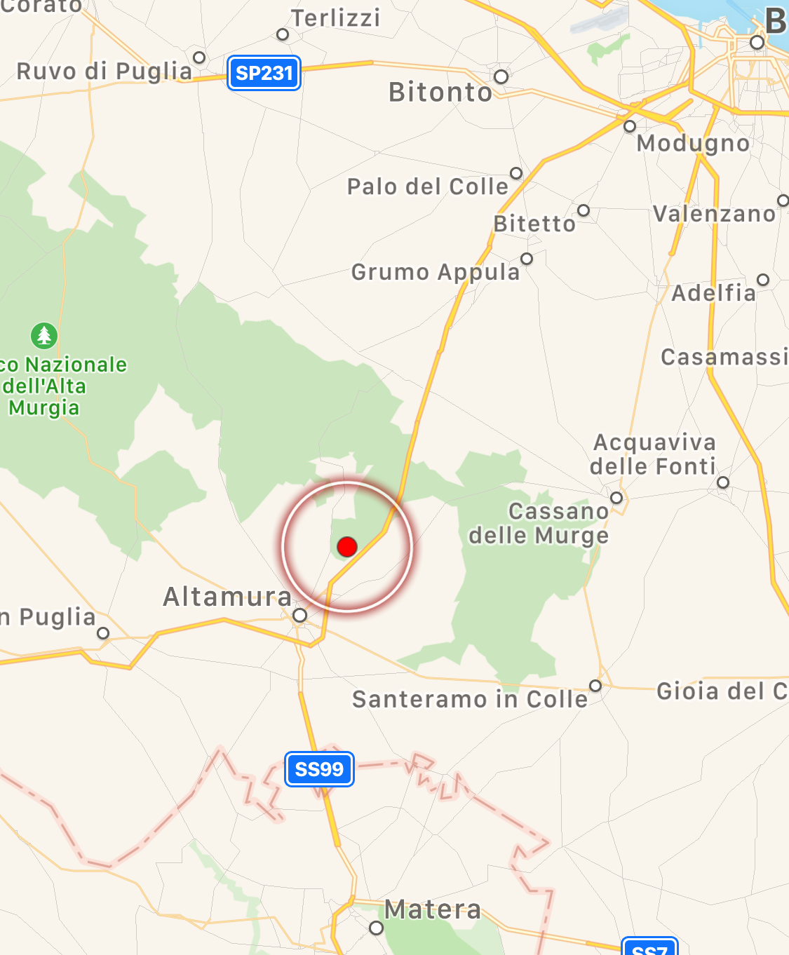 terremoto puglia oggi