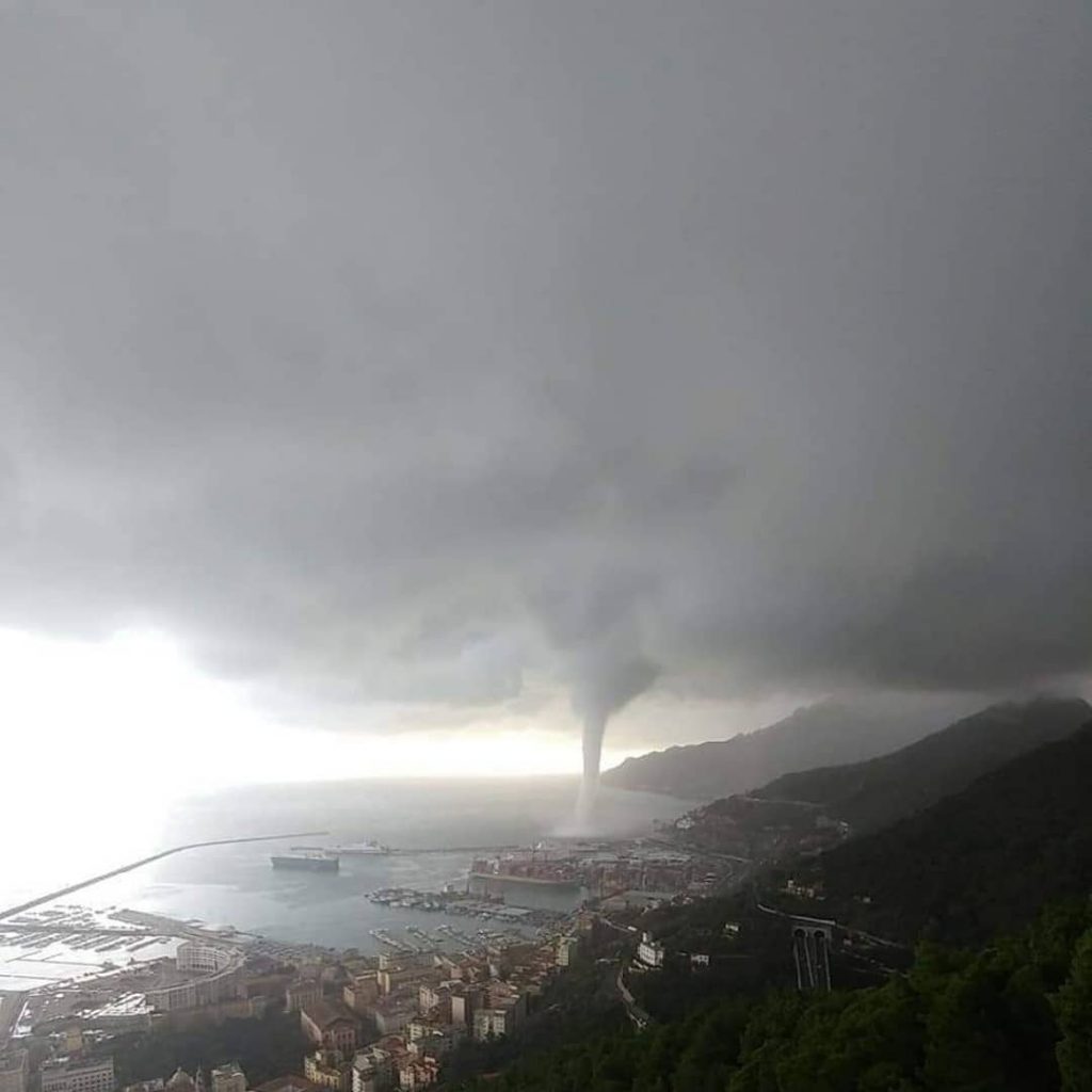 tornado salerno 20 novembre 2018