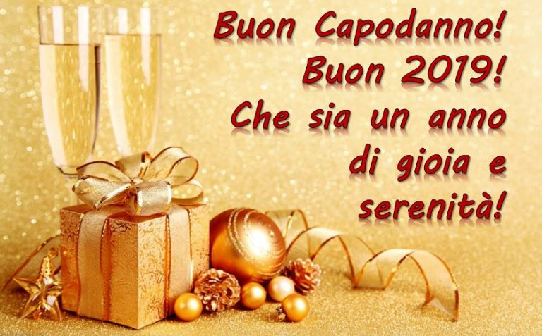 Felice Anno Nuovo Buon Capodanno 2019