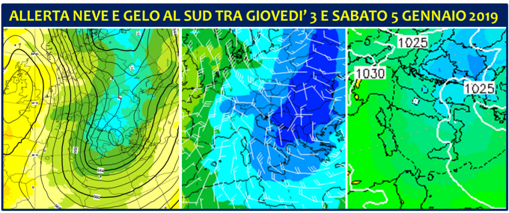 allerta meteo neve gelo sud italia 3 5 gennaio 2019