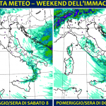 Allerta Meteo, weekend dell’Immacolata all’insegna del maltempo: forte vento, mareggiate, piogge al Sud e bufere di Neve sulle Alpi ma senza freddo [MAPPE]