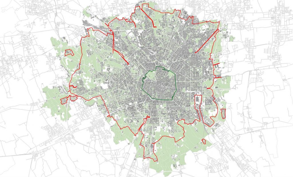 mappa area b milano