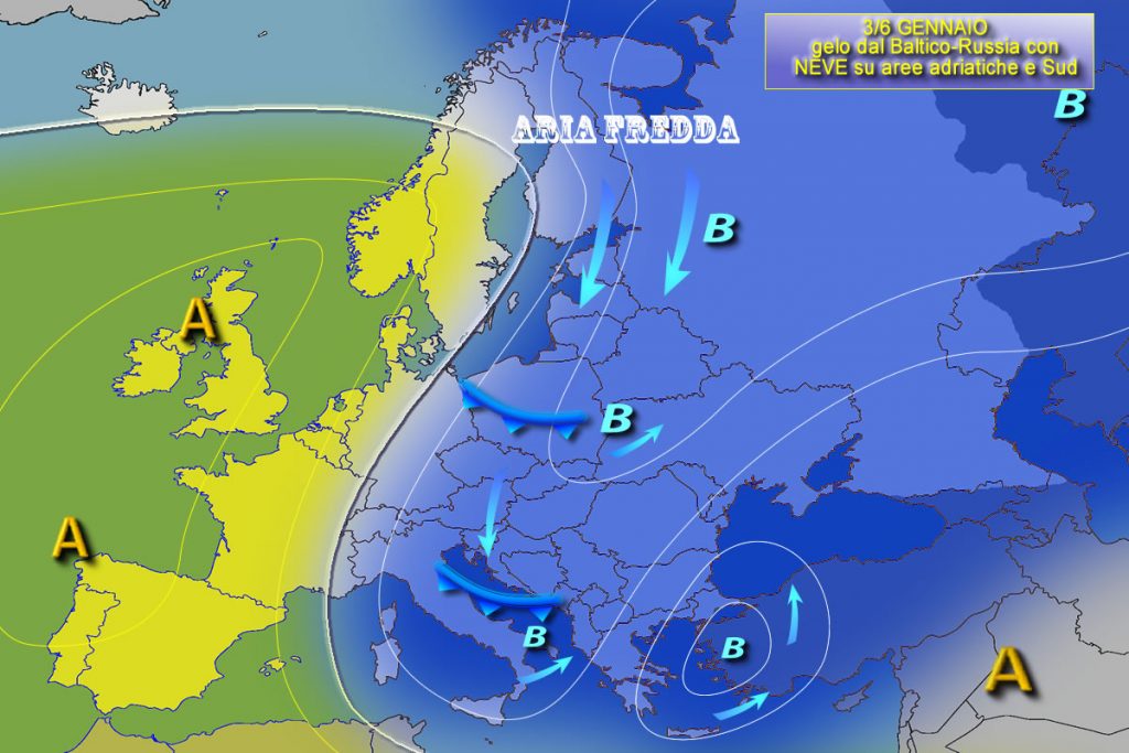 meteo gennaio 2019