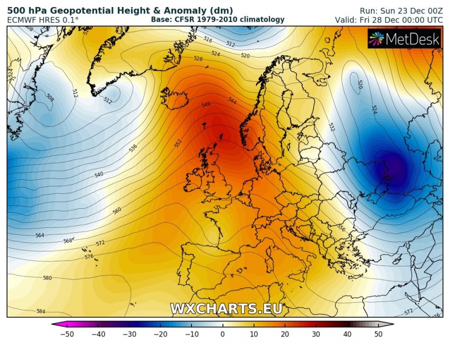 previsioni meteo europa 28 dicembre