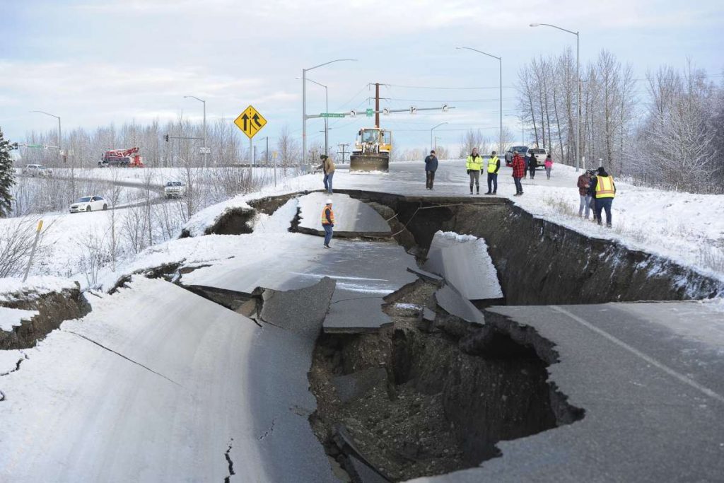 terremoto alaska ricostruzione