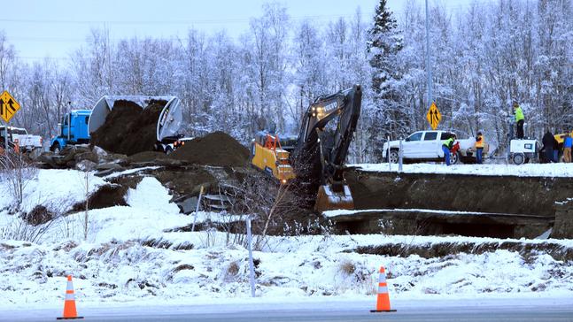 terremoto alaska ricostruzione