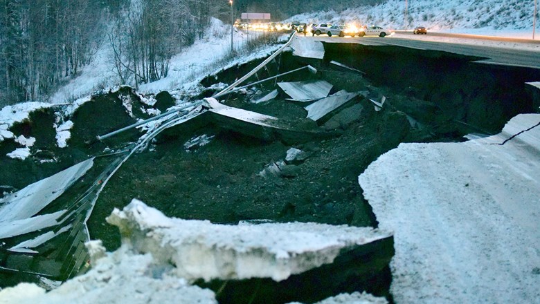 terremoto alaska ricostruzione