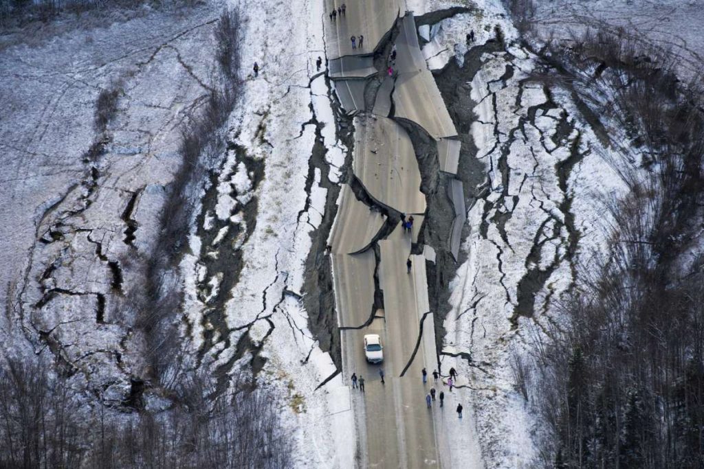 terremoto alaska ricostruzione