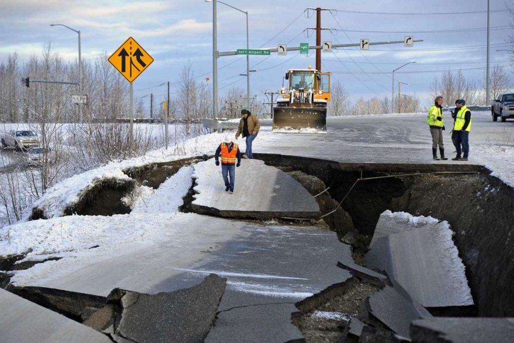 terremoto alaska ricostruzione