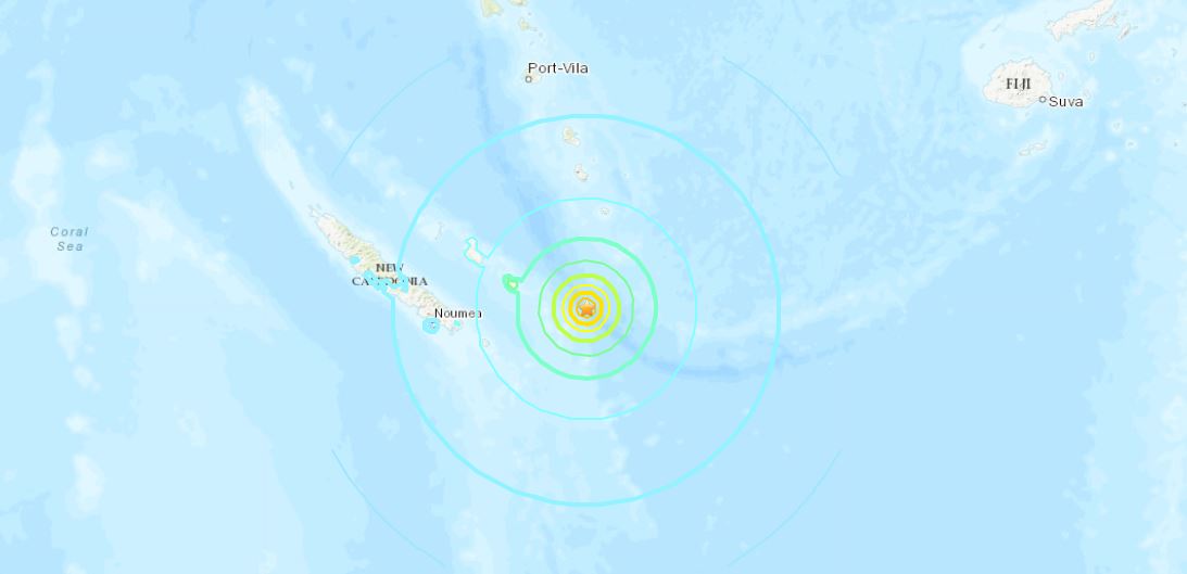 terremoto nuova caledonia