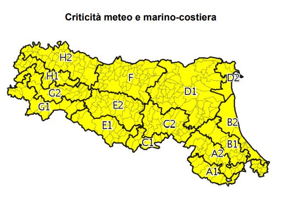 allerta meteo emilia romagna