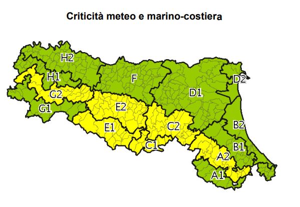 allerta meteo emilia-romagna