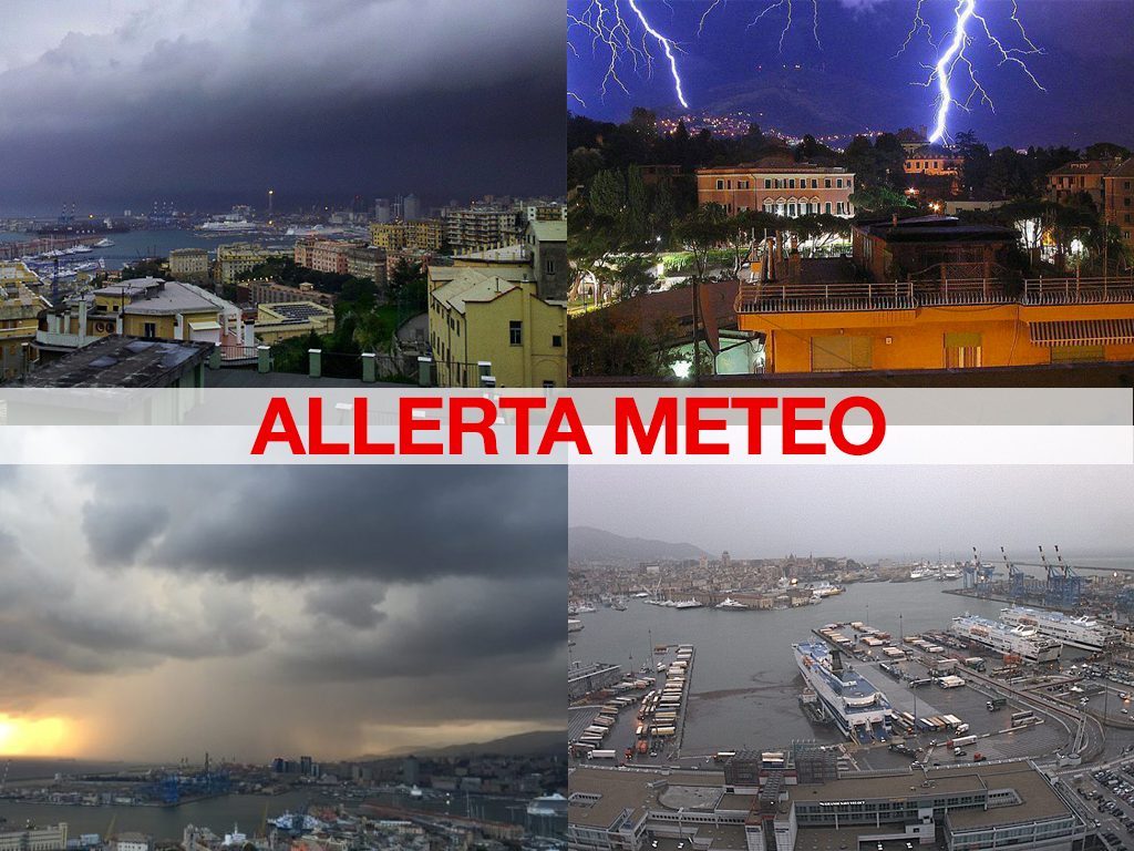 allerta meteo maltempo genova