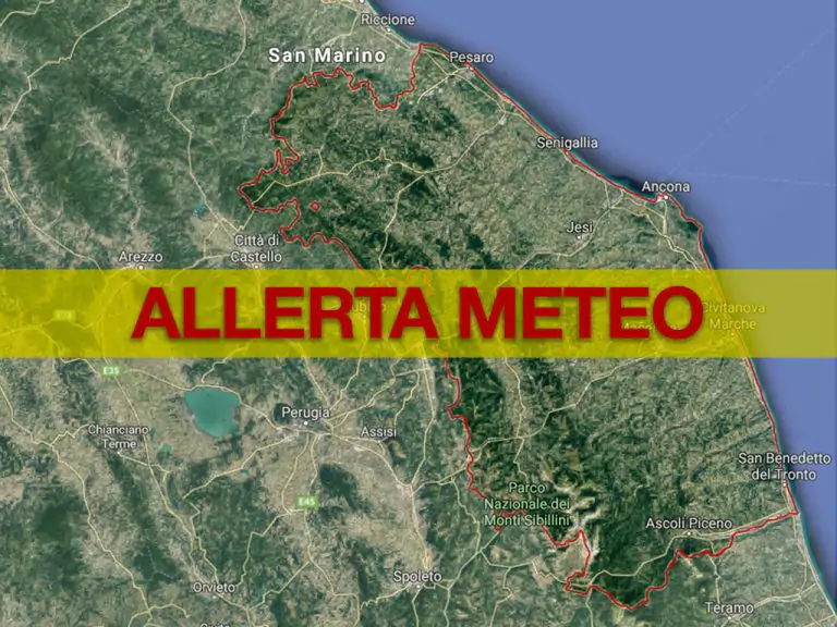 allerta meteo marche