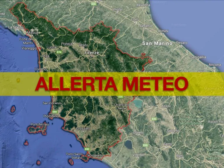 allerta meteo toscana