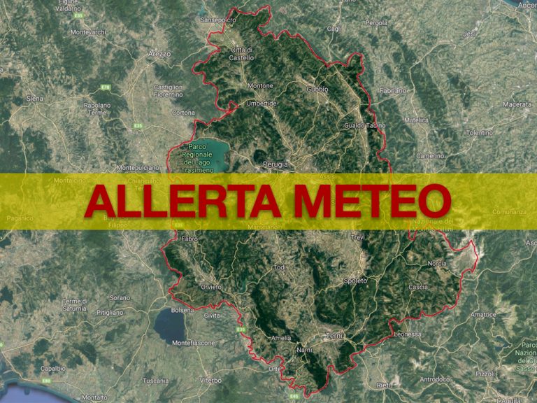 allerta meteo umbria