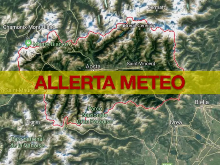 allerta meteo valle d'aosta