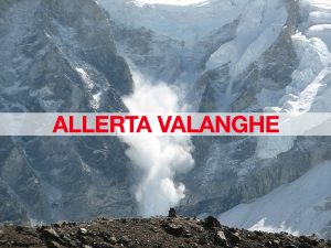 allerta valanghe valanga