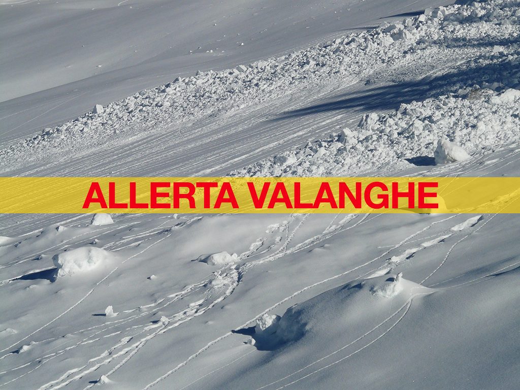 allerta valanghe valanga neve