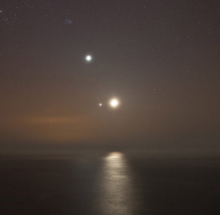 congiunzione giove venere