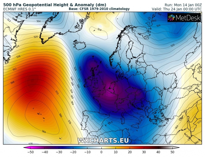 previsioni meteo freddo europa 24 gennaio