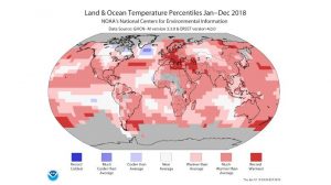 2018 4° anno più caldo 