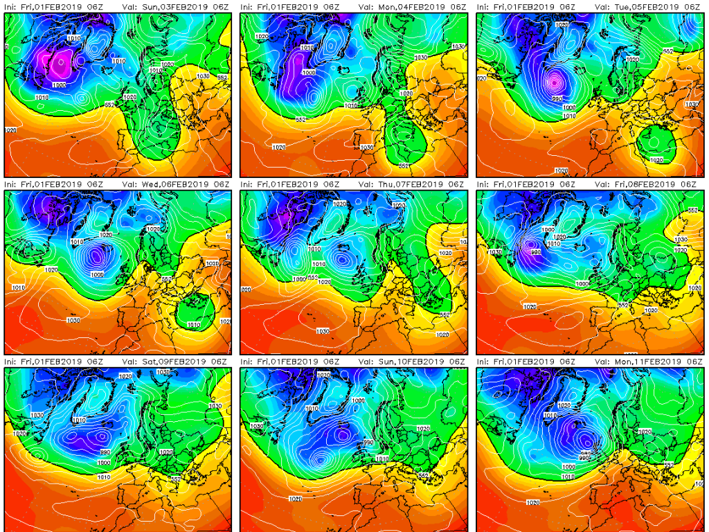 previsioni meteo Febbraio