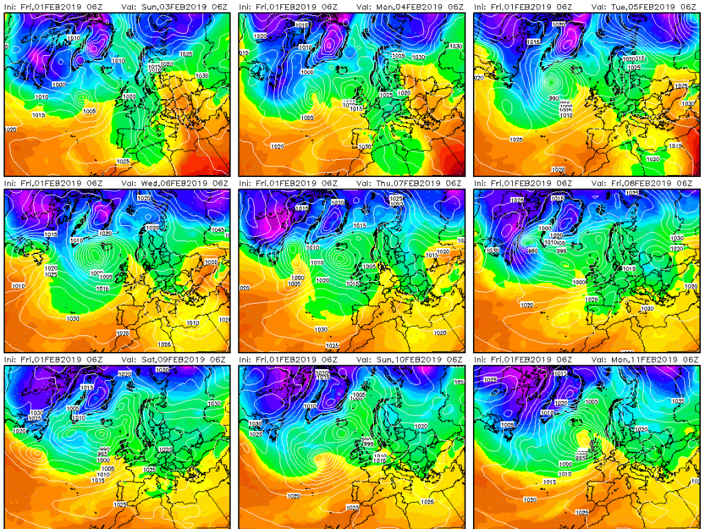 previsioni meteo Febbraio