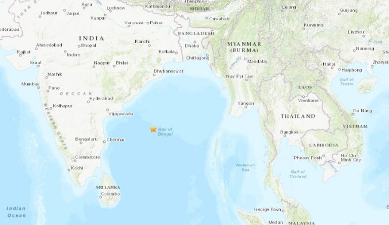 terremoto golfo dl bengala